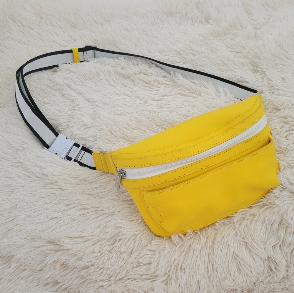 Away Travel Chalet Collection Sling Belt Bag in Rally Yellow Fanny Pack